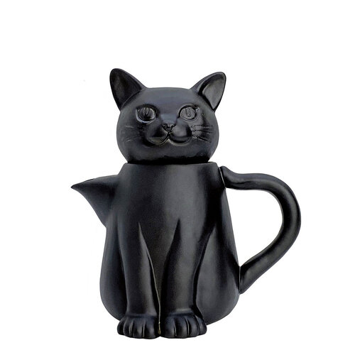 Black Cat Teapot 