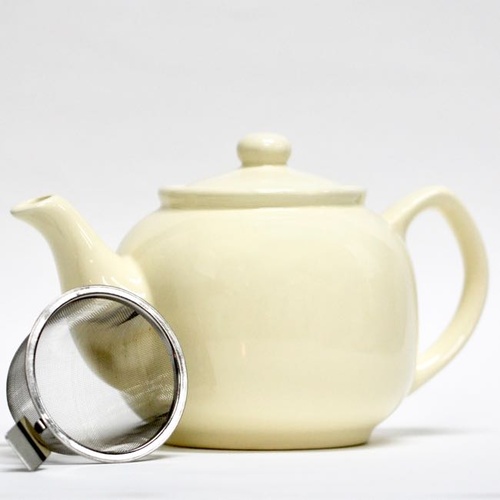 Shamila Teapot with infuser - Cream