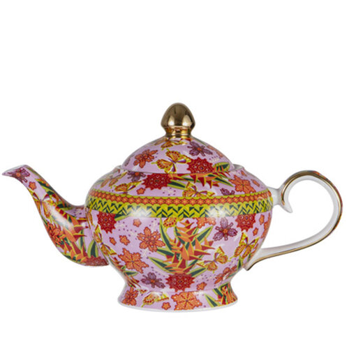 Butterfly Heliconia Teapot