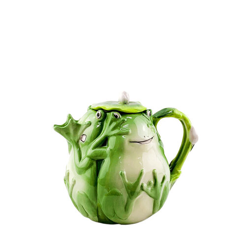 3 Wise Frog Teapot