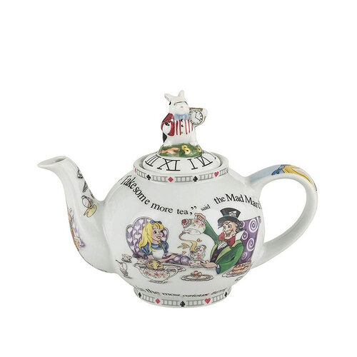 Alice In Wonderland Teapot  2 cup (Rabbit on Lid)