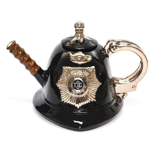 The Teapottery - Police Helmet Teapot