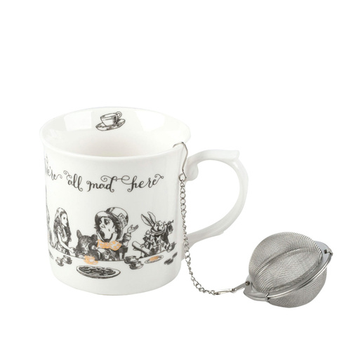 V&A Alice in Wonderland Mug & Infuser Set