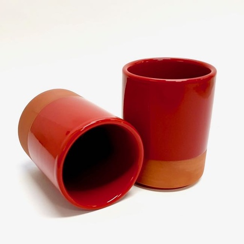 Shamila Terracotta Mug - Red