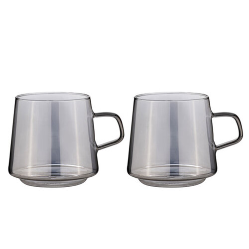 Oaklyn Glass Mug set of 2