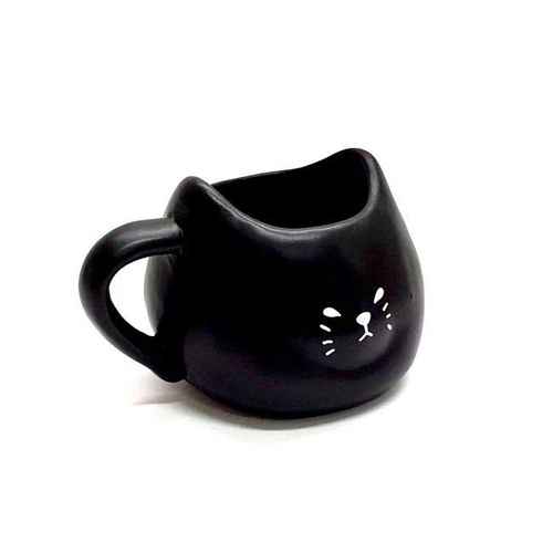Gruff Cat Mug -  Black