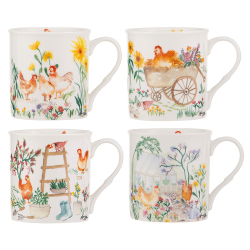 Garden Hens Mug