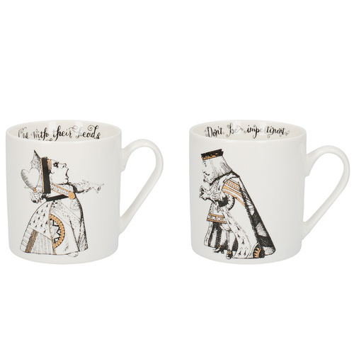 V&A Alice in Wonderland Mug set of 2