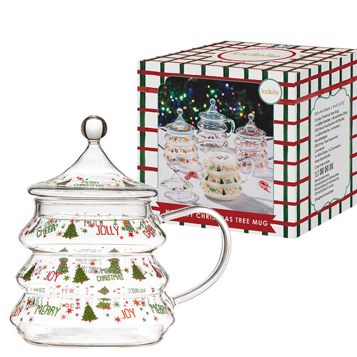 Candy Christmas Tree Glass Mug