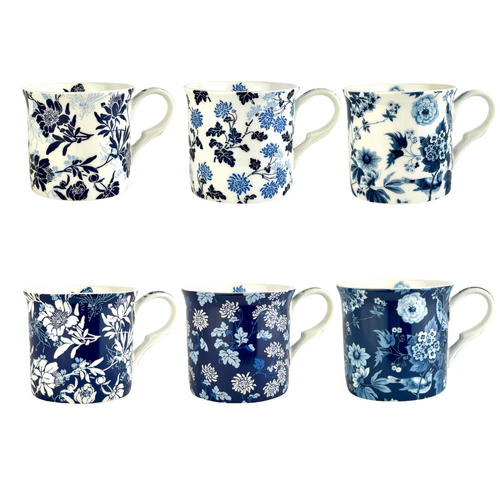 Blue Flower Palace Mug