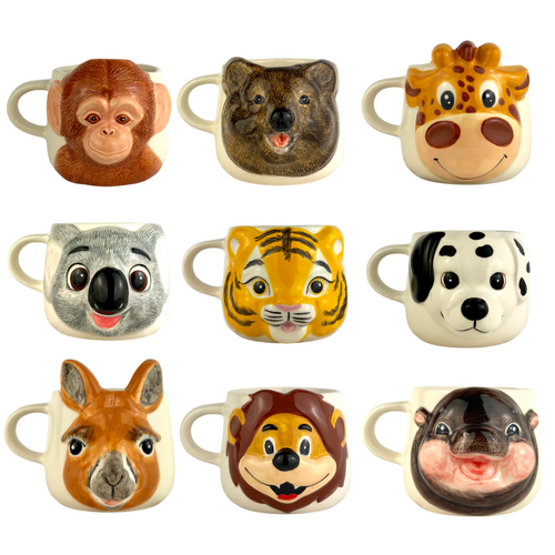 Cartoon Animal Face Mug