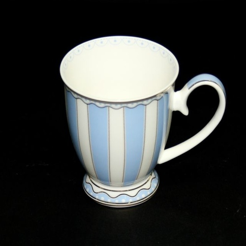 Christiana Stripe Mug Blue