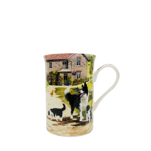 Farmyard Mug Collie & Sheep