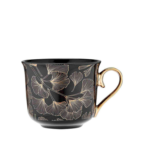Ashdene Gilded Blooms Collection Mug Black