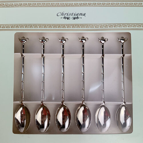Christiana Teaspoon Set - Teapot Handle