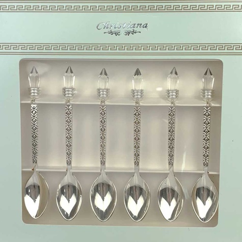 Christiana Teaspoon Set - Crystal
