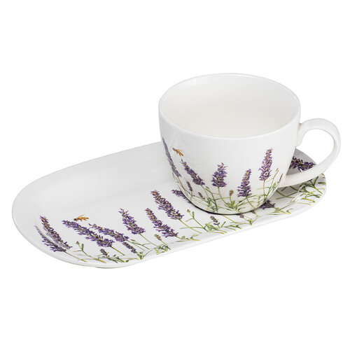 Lavender Fields Mug & Plate Set