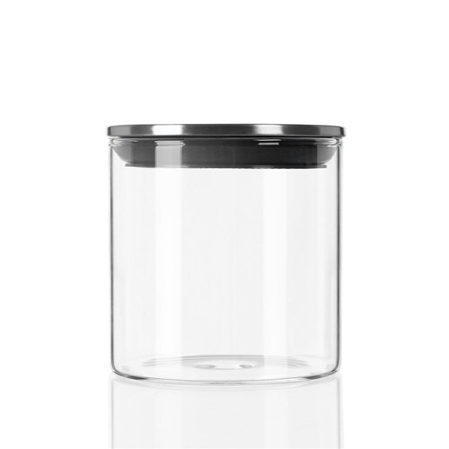 Acier Glass Jar Stainless Steel Lid