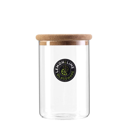 Stockholm Glass Canister with Cork Lid