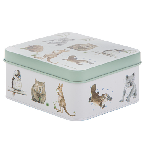 Bush Buddies Biscuit Tin