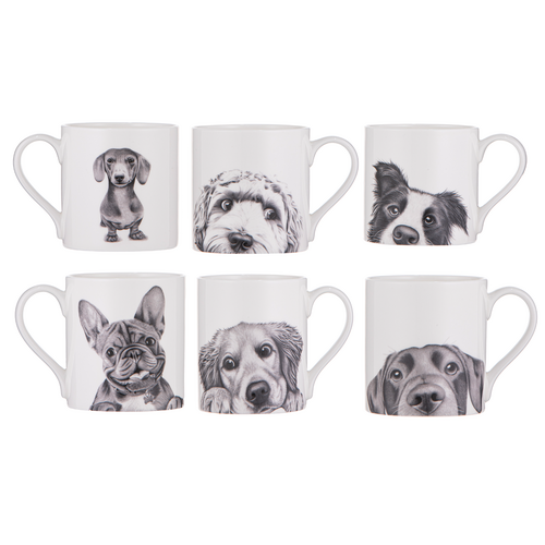 Peeking Pups Mug