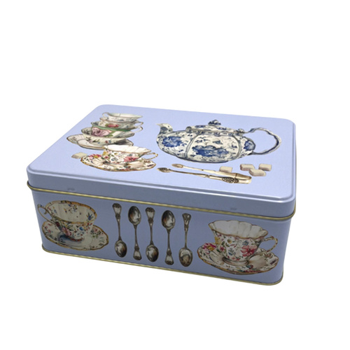 Cup & Spoon - One Sugar Please Biscuit Tin