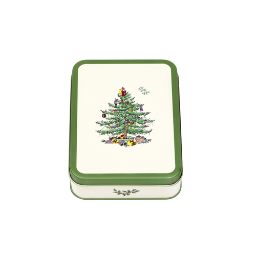 Spode Christmas Tree Rectangle Tin