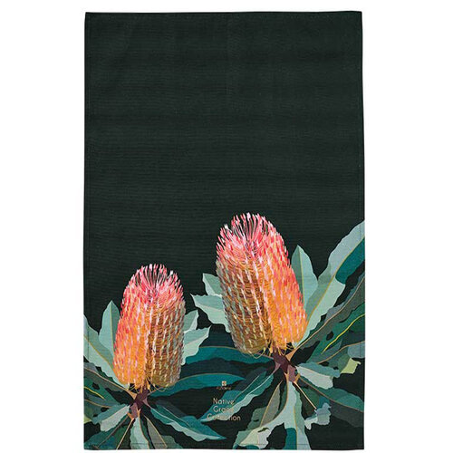 Native Grace Tea Towel Banksia
