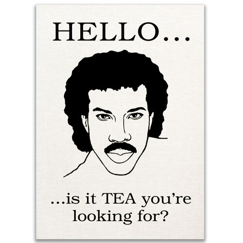 Hello... Tea Towel