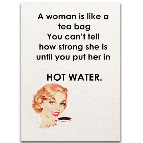 Like a Tea Bag Tea Towel