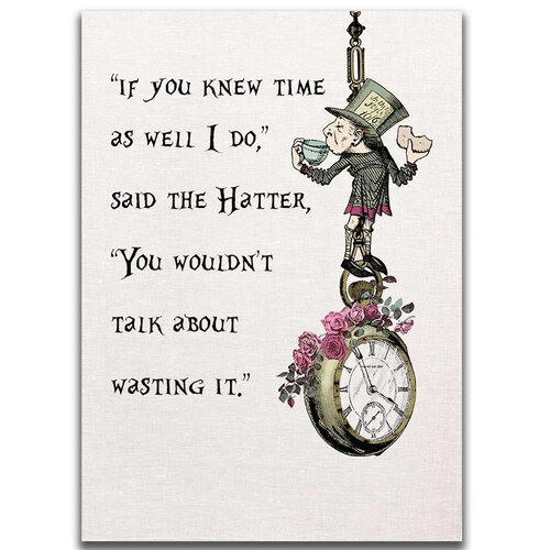 Mad Hatter Tea Towel