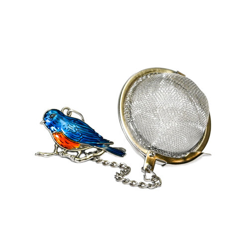 Tea Infuser Beautiful Bluebird