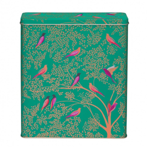 Green Bird Cereal Tin