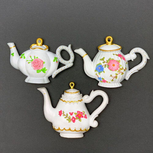 Teapot Magnets (set of 3)