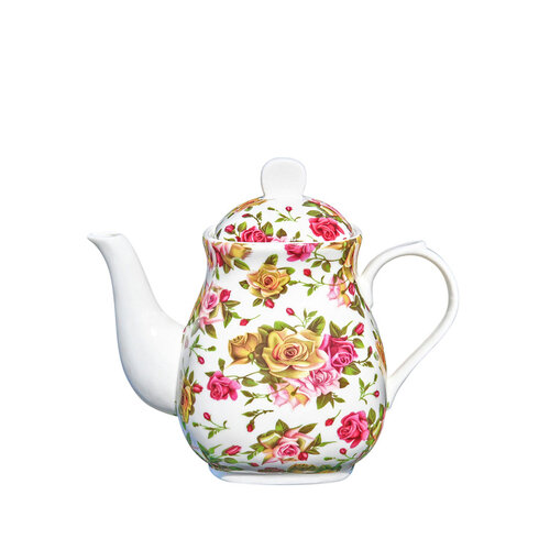 Vintage Rose Teapot
