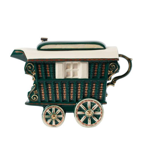 The Teapottery - Romany Caravan Ltd Green