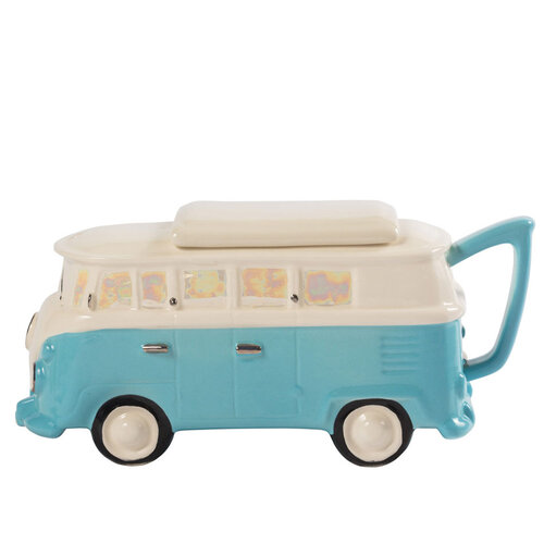 The Teapottery VW Camper Blue
