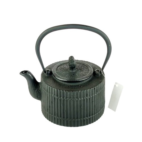 Black Bamboo Cast Iron Teapot