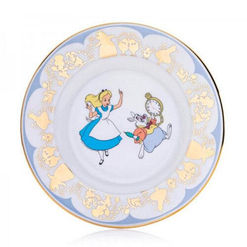 Alice in Wonderland White Rabbit Plate